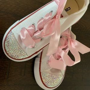 New Swarovski crystal converse